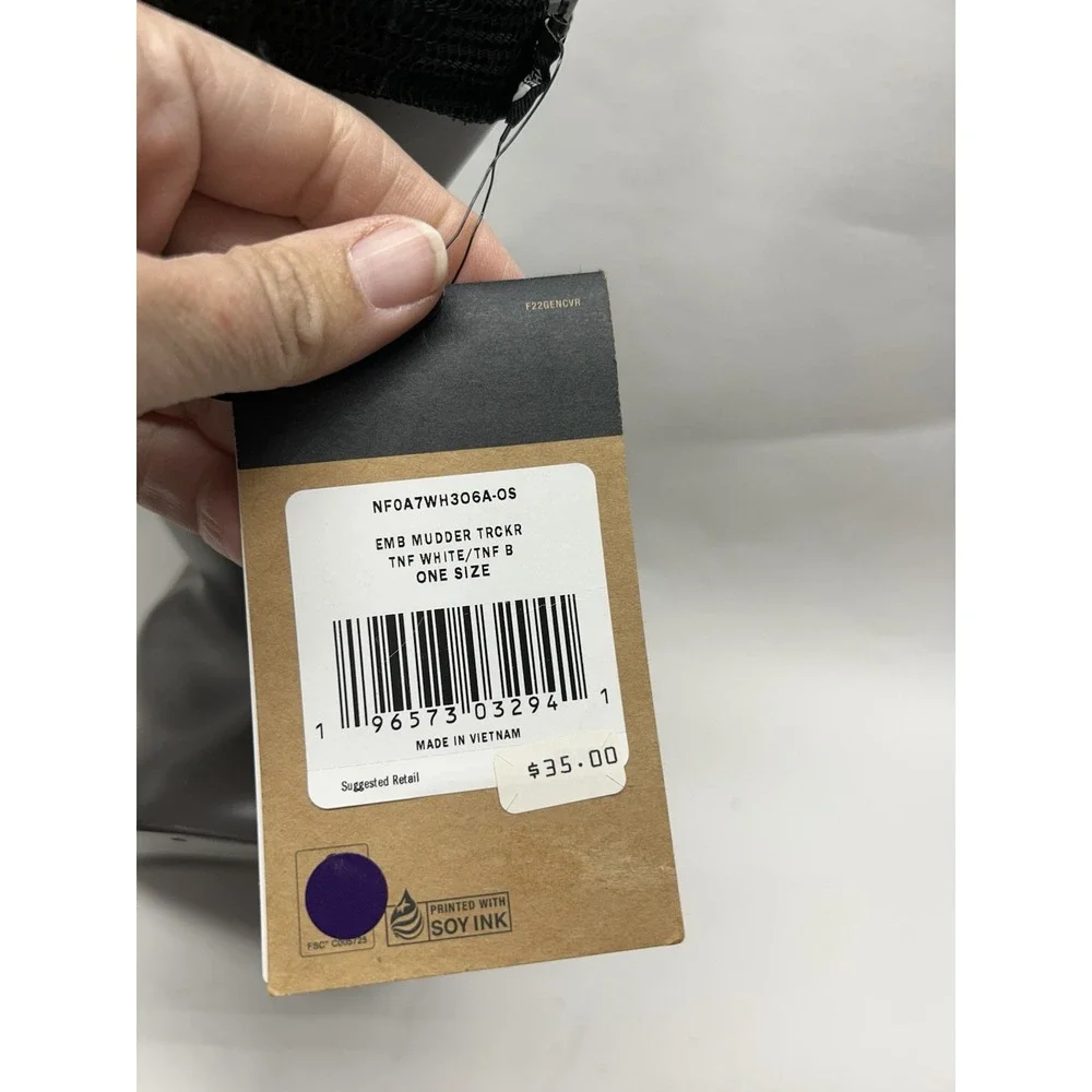The North Face One Size Mudder Trucker White/TNF Hat (Y1)